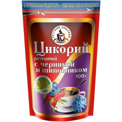 Rozpustná cikorka s borůvkami a šípkem 100g Eremeevskoje