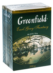Černý sypaný čaj Earl Grey Fantasy 200g Greenfield