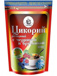 Rozpustná cikorka s borůvkami a brusinkami 100g Eremeevskoje