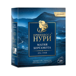 Černý čaj Magie bergamotu 100×2g Princezna Nuri