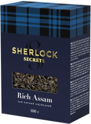 Černý sypaný čaj Rich Assam 100g SHERLOCK