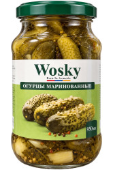 Okurky marinované 950ml Wosky