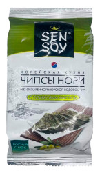 Čipsy z nori s olivovým olejem 4,5g SenSoy