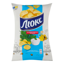 Brambůrky s příchutí zakysané smetany a bylinek 125g LUX