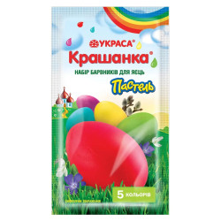 Barvy na vajíčka Krašenka Pastel 5 barev Ukrasa