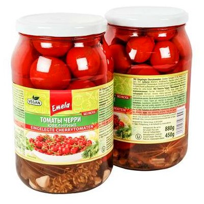 detail Nakládaná rajcata cherry rajcata 450g Juvelirnyje