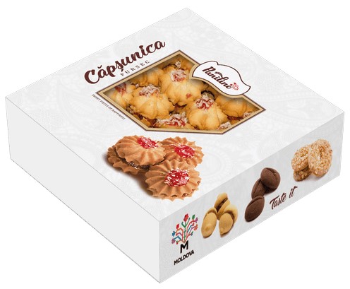 detail Sušenky jahodové 450g Panilino