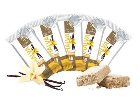 detail Slunečnicová vanilková chalva 1,5 kg Zolotoi Vek