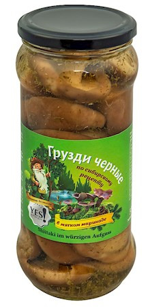 detail Marinované Ryzce(Shiitake) 530g U.Z.
