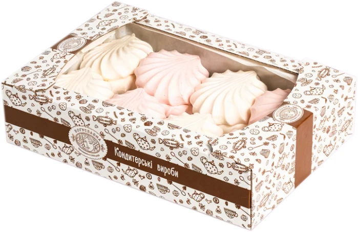 detail Zefír bílo-růžový 350g Boguslavna