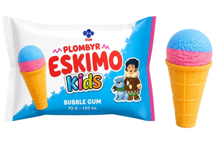 detail Zmrzlina Plombir ESKIMOS Kids 70g RUD