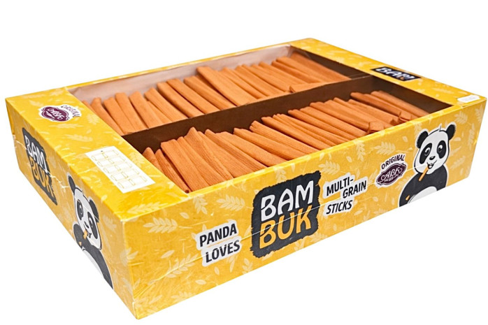 detail Tyčinky Bam-Buk s příchutí jahod a cream 2200g ABK