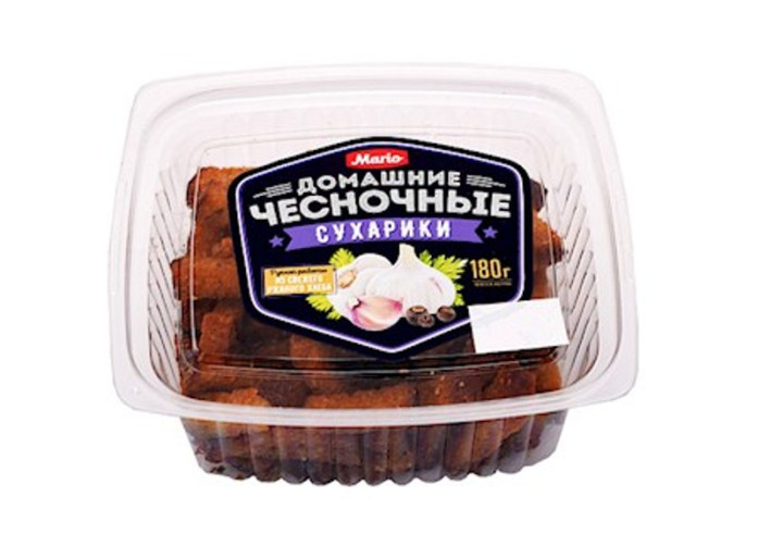 detail Grenky s česnekem domácí 180g Mario