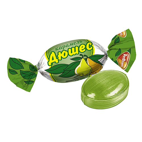 detail DJUŠES BONBONY s hruskovou prichuti