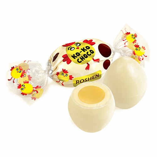 detail Ko-Ko Choko White Roshen