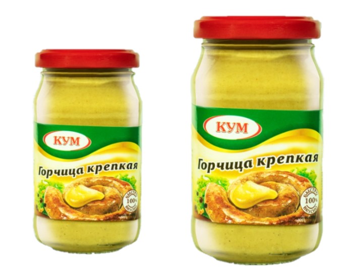 detail Hořčice ostrá Kum 210g