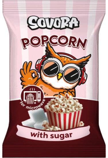 detail Popcorn s cukrem 100g Sovora