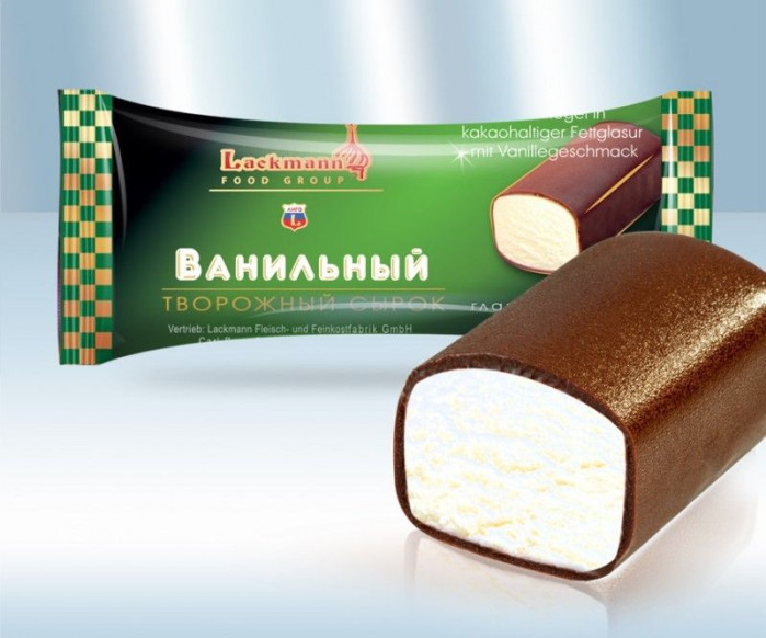 detail Sladký tvaroh v čokoládě Vanilkový Lackmann 38g