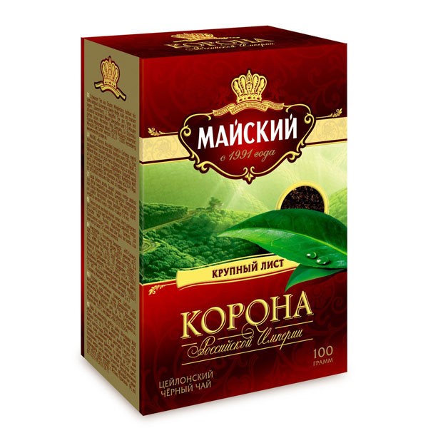 detail Čaj černý KORONA IMPERIA 200g Mayskij