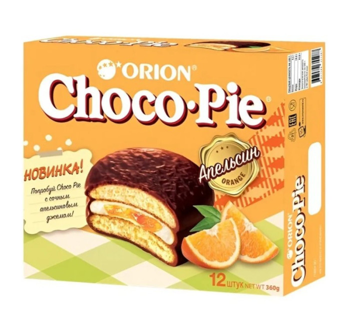 detail Choco Pie Pomeranč 12*30g Orion