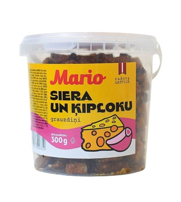 detail Krutony se sýrem a česnekem 300g Mario
