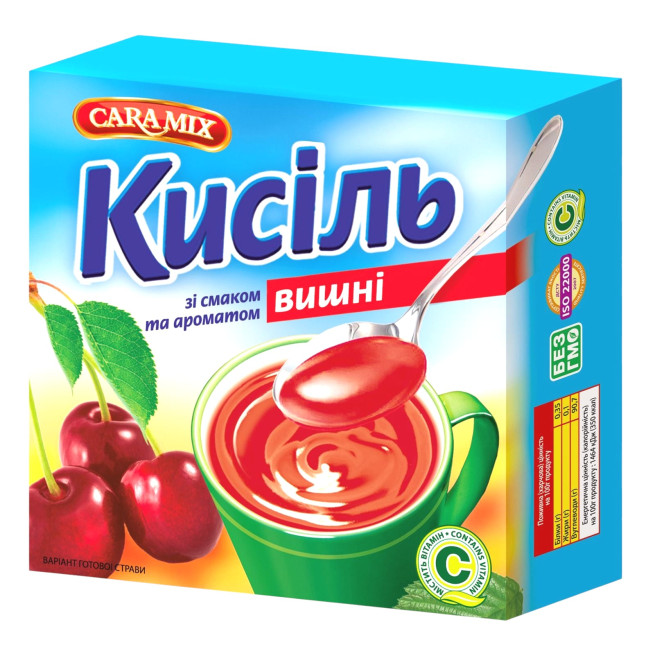 detail Kisel s příchutí třešní 150g CARAMIX