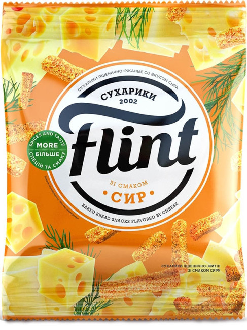 detail Suchariky se sýrem 70g Flint