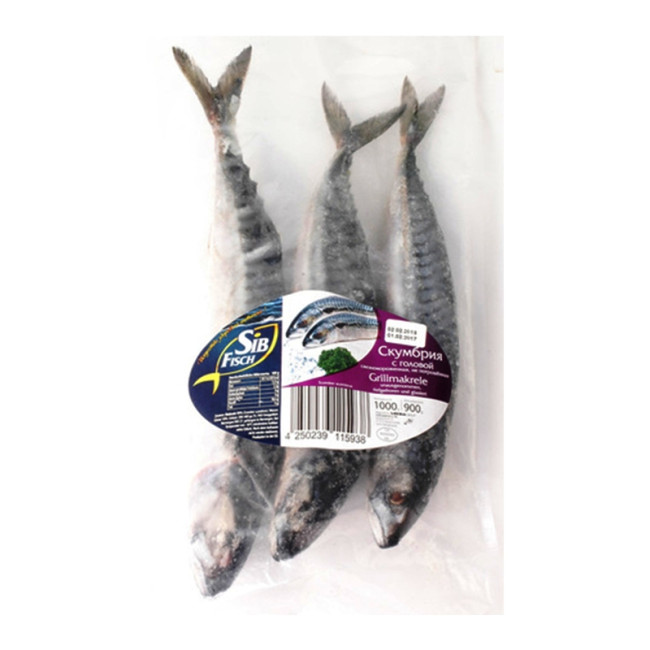 detail Mražená makrela SibFish 900g