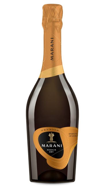 detail Víno biele šumivé polosuché 0,75 l Marani