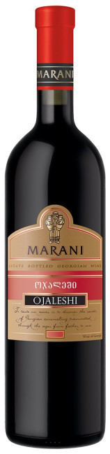 detail Červené polosladké víno Ojaleshi 0,75l Marani
