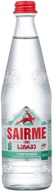 detail Minerální voda perlivá 0,5l Sairme