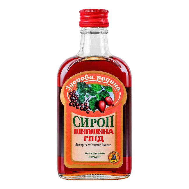 detail Sirup šipek - hloh 200ml Zdorova rodyna
