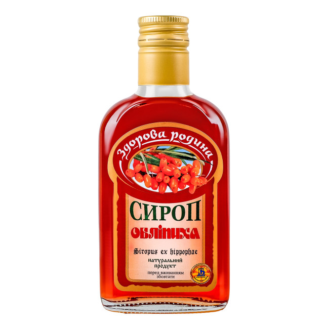 detail Rakytníkový sirup 200ml Zdorova rodyna