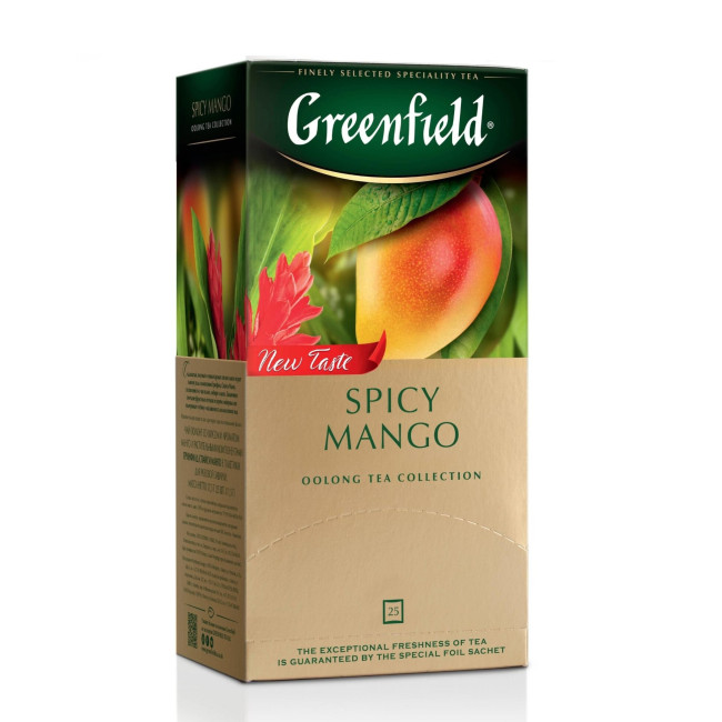 detail Čaj Spicy Mango 37,5g (25*1,5g) Greenfield