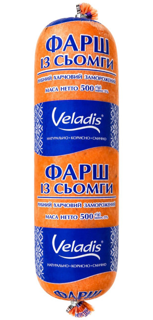 detail Mleté maso z lososa mražené (Lat.Salmo Salar) 500g Veladis