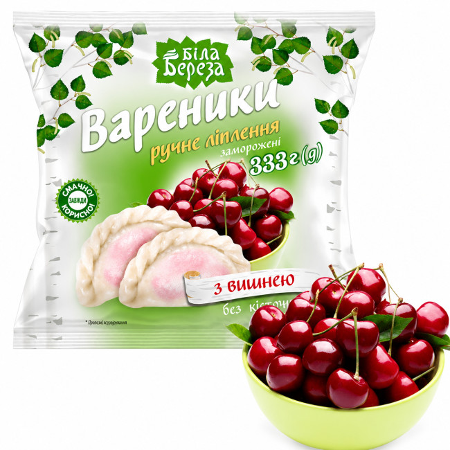detail Vareniký s višnemi 333g Bílá Bříza