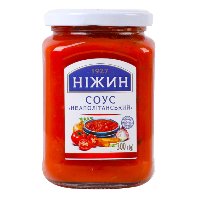 detail Rajčatová omáčka se zeleninou Neapolská 300g Nižin