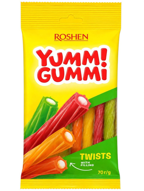 detail Želé s náplní s ovocnou příchutí 70g Rochen