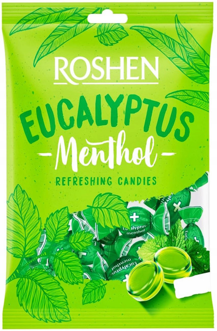 detail Bonbony Eukalyptus-Mentol 200 g Roshen