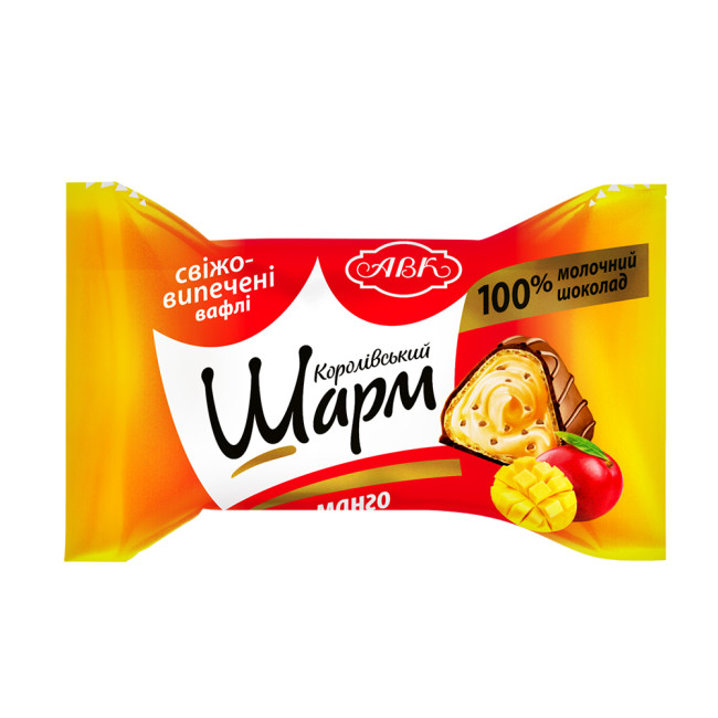 detail SHARM s mléčnou náplní a mangem ABK