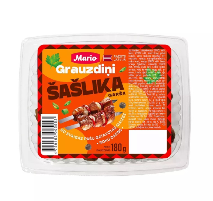 detail Krutony s příchutí šašliku 180g Mario