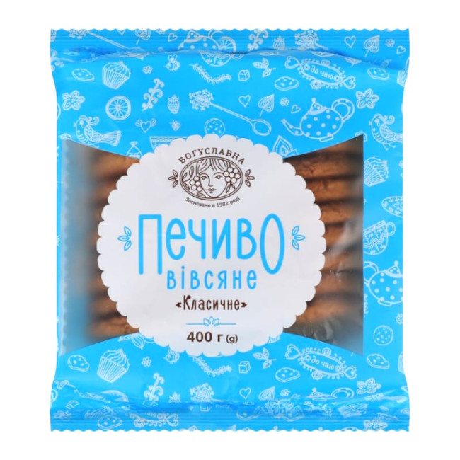 detail Klasické ovesné sušenky 400g Boguslavna