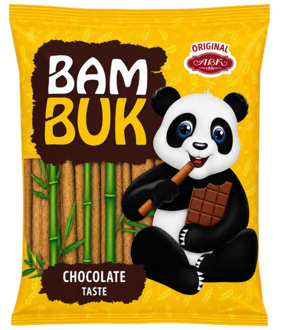 detail Tyčinky Bam-Buk s čokoládovou příchutí 160g ABK