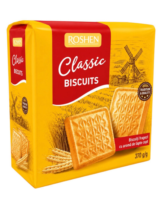 detail Sušenky s příchutí pečeného mleka 370g Roshen