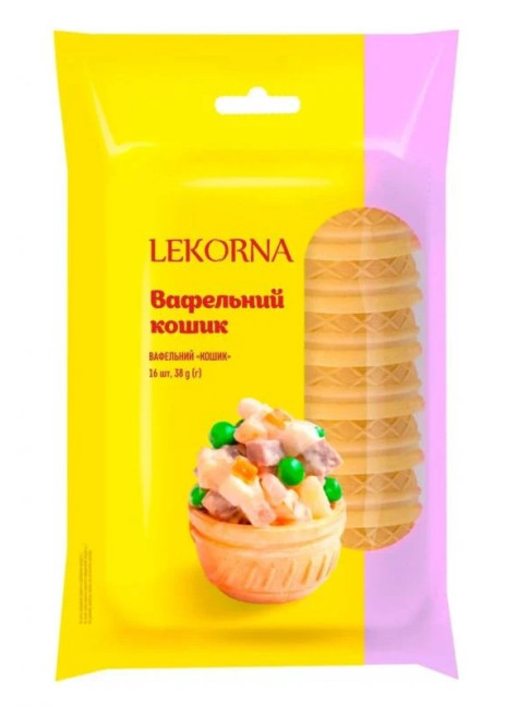 detail Oplatkové tartaletky Košík 16×38?g LEKORNA