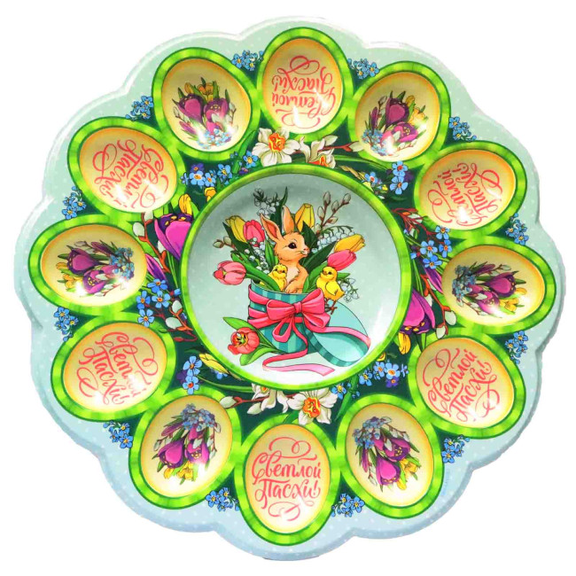 detail Podstavec na Velikonoční vejce 30cm 12ks