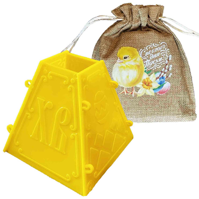 detail Forma na tvarohový paschu v sáčku 11,5×12×12 cm